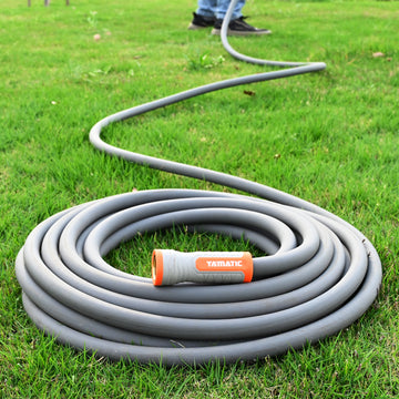 5FT Easy-grip 5/8'' Garden Hose (Grey) - 0