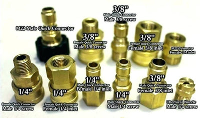 Pressure Washer Hose Fittings Guide