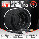 100FT 3/8" Rubber Pressure Washer Hose 4000 PSI-3