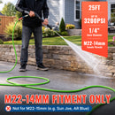 25FT Super Flexible Pressure Washer Hose with Quick Connect 3200 PSI-3