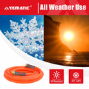 YAMATIC Heavy Duty Short Garden Hose 5/8 in x 10 ft, Super Flexible Leader hose,All-weather, Lightweight, GHSE 5P10AH-WFS-A-6
