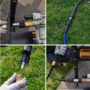 YAMATIC Pressure Washer Hose 100ft Kink Resistant, Extension Power Washer Hose 3200 PSI X 1/4", M22 to 3/8" Quick Connect Couplers for Replacement (Pr-6