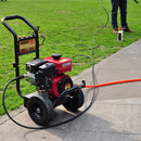 YAMATIC Pressure Washer Hose 100ft Kink Resistant, Extension Power Washer Hose 3200 PSI X 1/4", M22 to 3/8" Quick Connect Couplers for Replacement (Pr-2