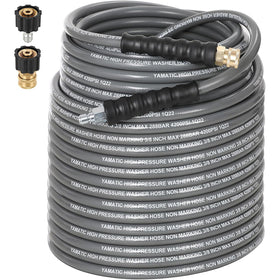 150FT 3/8" Non Marking Rubber Pressure Washer Hose 4200 PSI