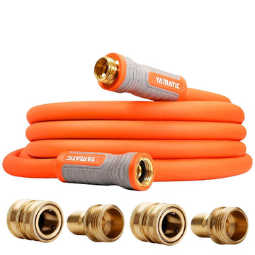 15FT Easy-grip 5/8'' Garden Hose with Quick Connect