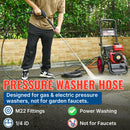 25FT Kink Resistant Pressure Washer Hose 3200 PSI-3