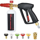 Short Pressure Washer Gun with Foam Cannon 4000 PSI-1