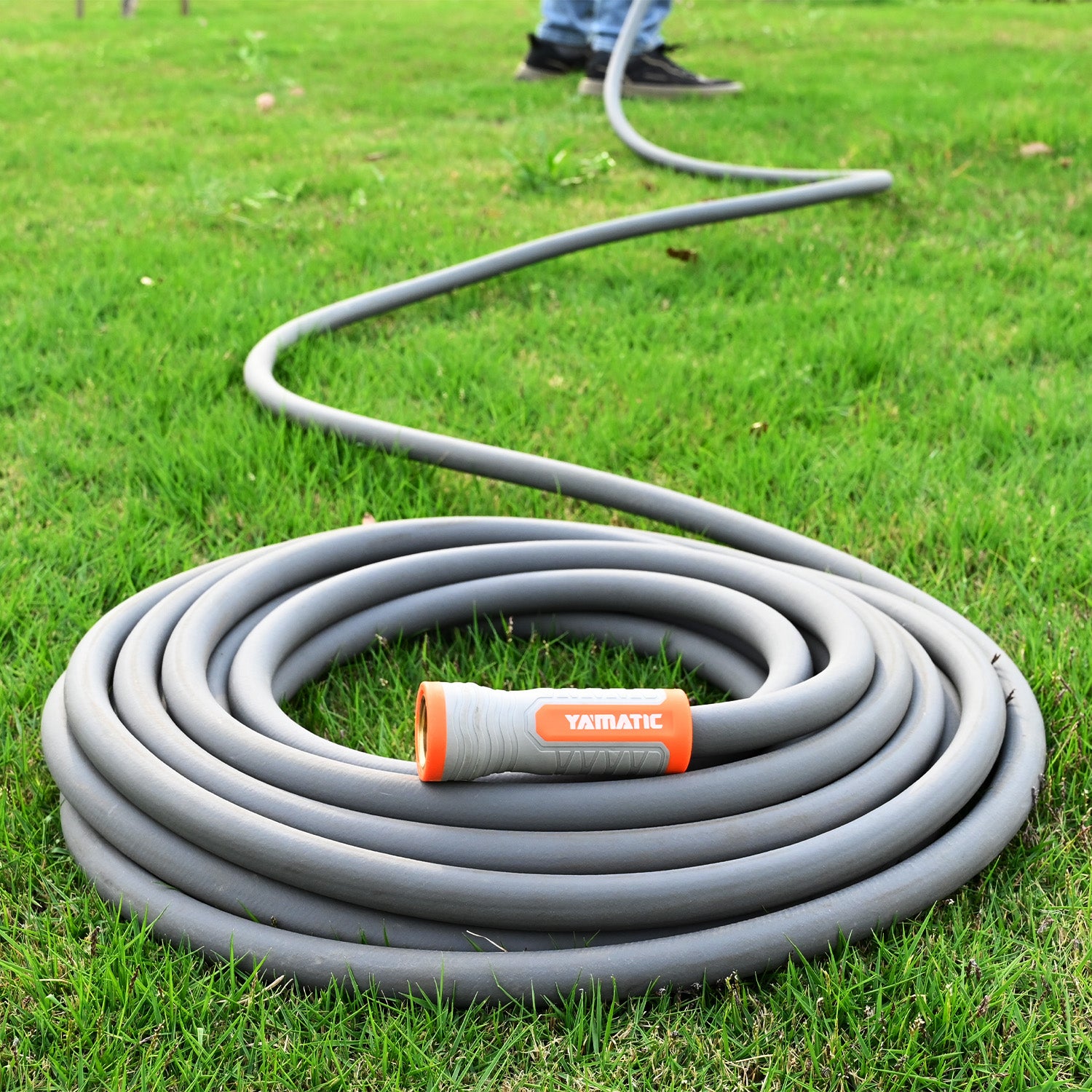 Easy-grip 5/8'' Garden Hose (Grey) - 0