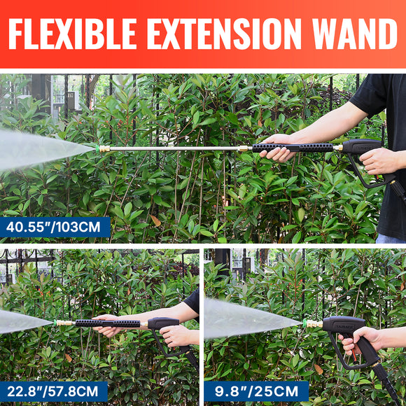 Pressure Washer Gun with Wand 4000 PSI