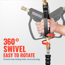 Short Pressure Washer Gun with 3/8" Swivel Inlet 5000 PSI-3