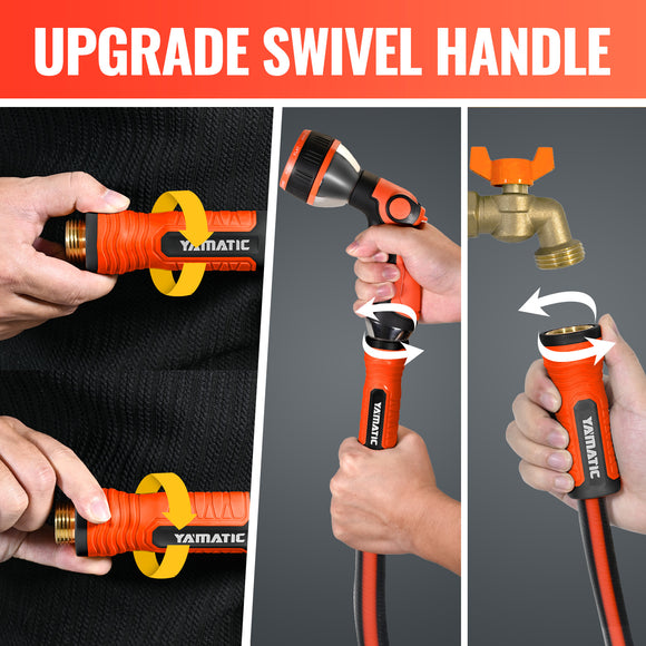 100FT Durable 5/8'' Garden Hose