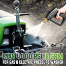 YAMATIC High Pressure Washer Short Gun with M22-14mm Inlet, Power Washer Spray Handle with 5 Spray Nozzle Tips, Replacement for Ryobi, Simpson, Crafts-2