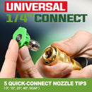 YAMATIC High Pressure Washer Short Gun with M22-14mm Inlet, Power Washer Spray Handle with 5 Spray Nozzle Tips, Replacement for Ryobi, Simpson, Crafts-5