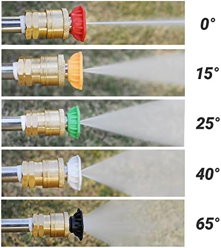 Turbo Nozzle with 5 Spray Nozzles 3000 PSI 4.0 GPM