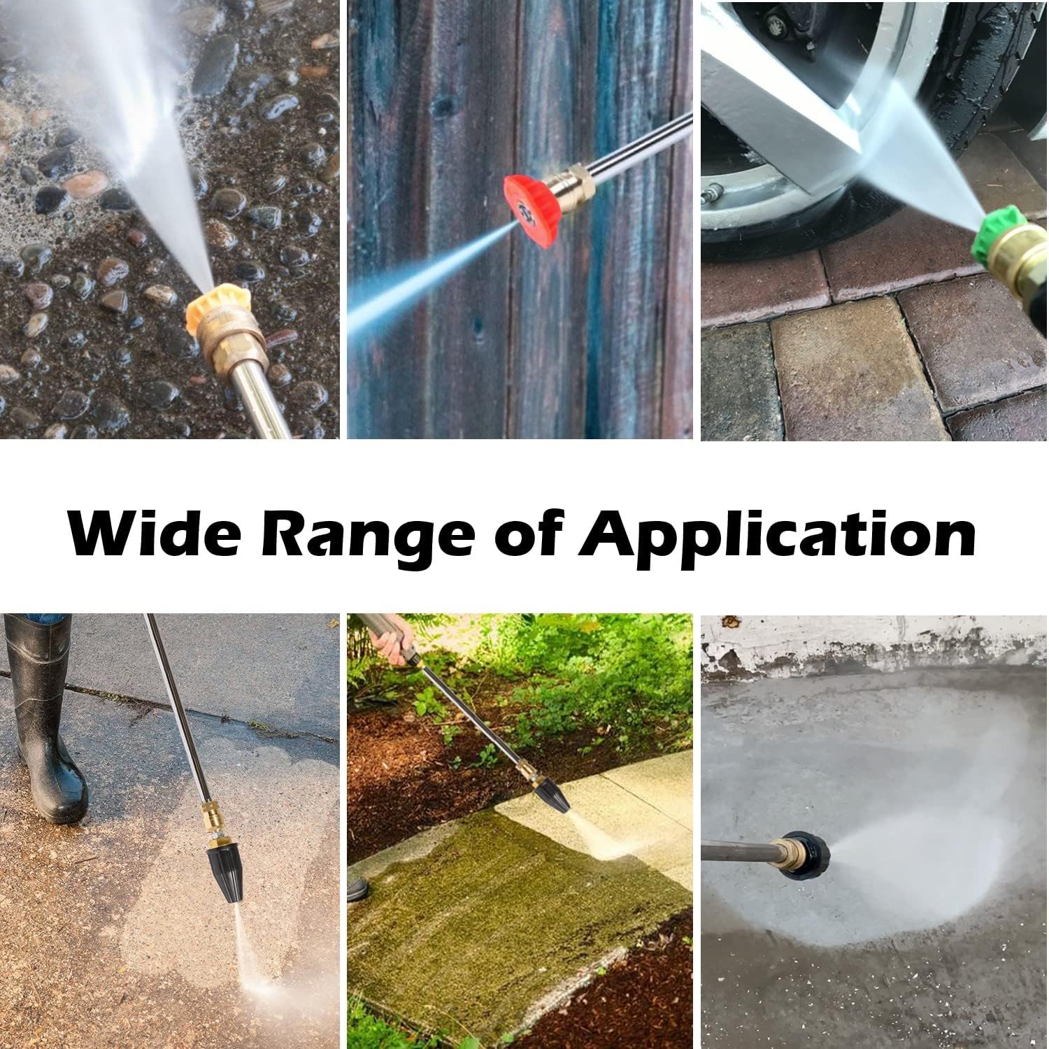Turbo Nozzle with 5 Spray Nozzles 3000 PSI 4.0 GPM