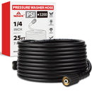 25FT Kink Resistant Pressure Washer Hose 3200 PSI-1