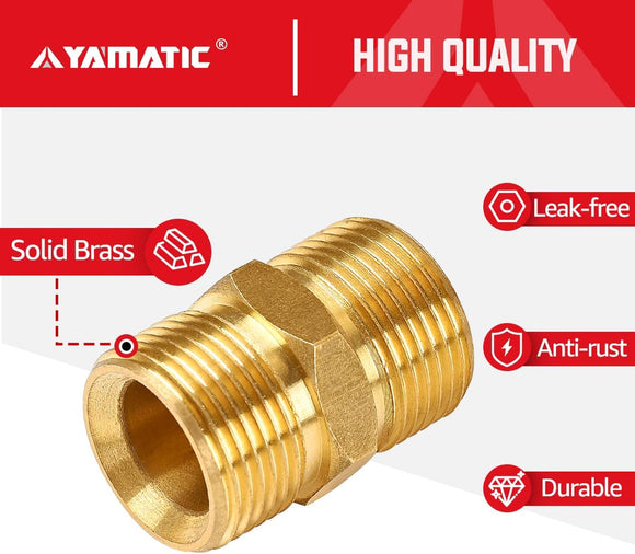 M22-14mm Male to Male Extension Adapter 4000 PSI