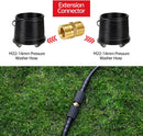 M22-14mm Male to Male Extension Adapter 4000 PSI-7