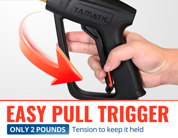 Pressure Washer Gun Kit 3/8" Swivel Inlet 4000 PSI (with 50FT Hose)