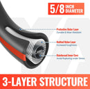 50FT Durable 5/8'' Garden Hose with Nozzle-4
