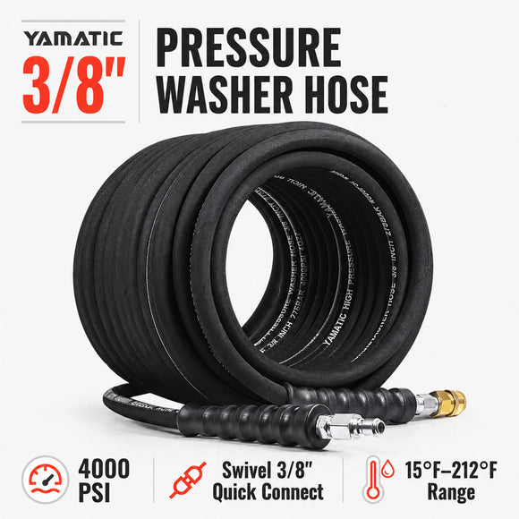 4000 PSI Rubber Hose Set