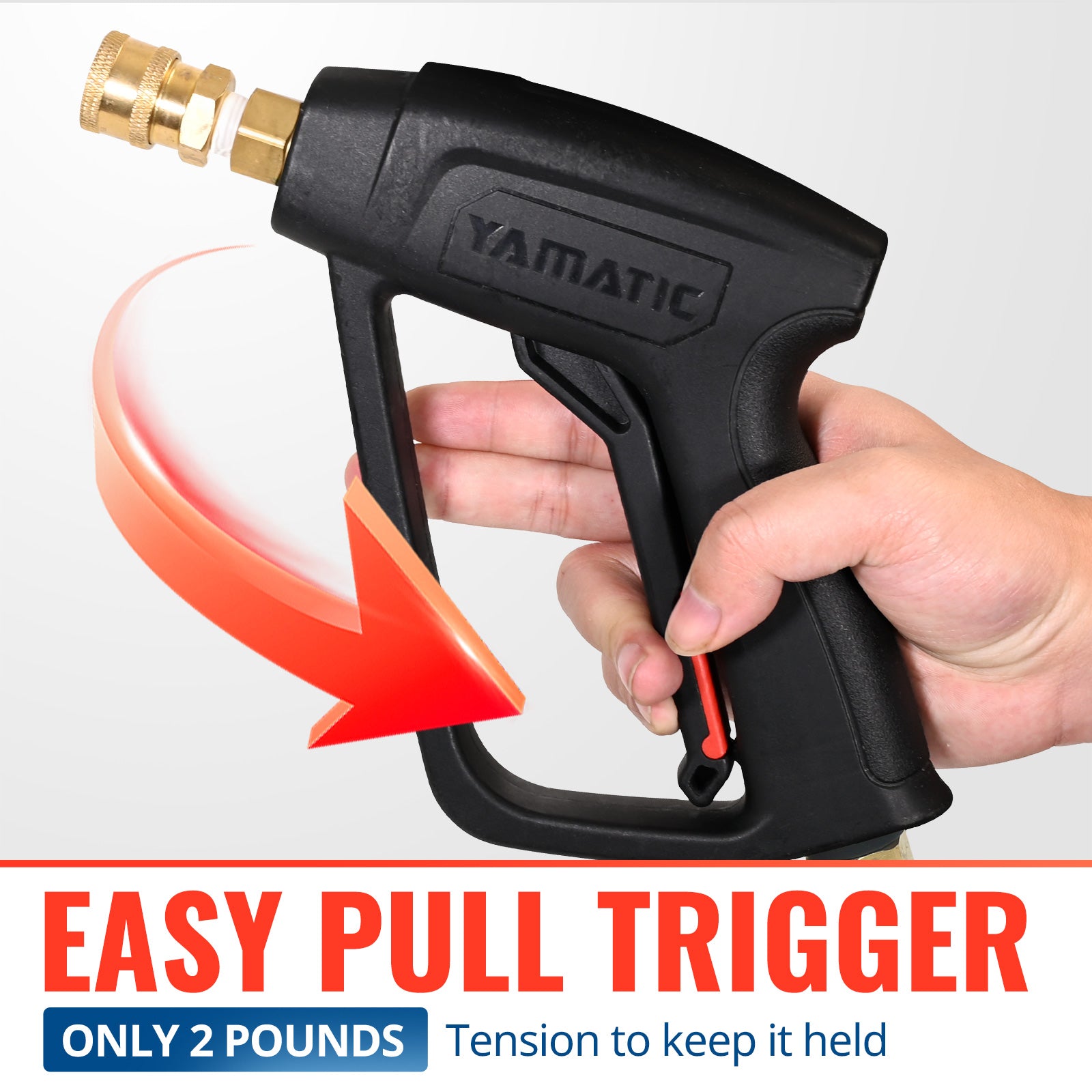 Short Pressure Washer Gun 4000 PSI