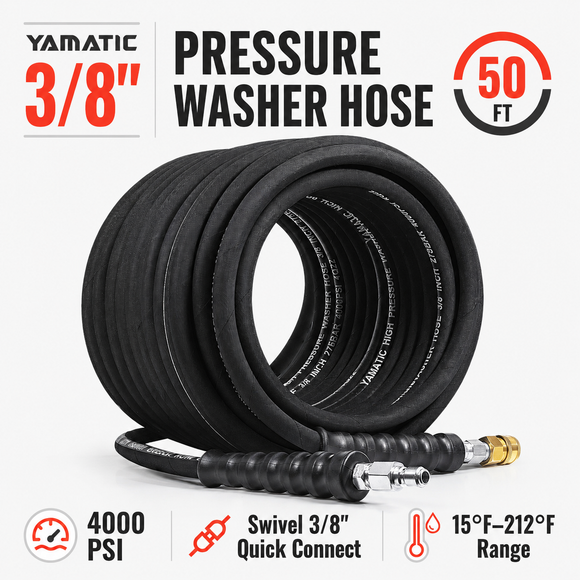 Rubber Hose Pressure Wash Pro Kit