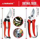 Garden Pruning Shears 2 Pack SK5 Stainless Steel-3