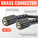 50FT Kink Resistant Pressure Washer Hose with Quick Connect 3200 PSI-6