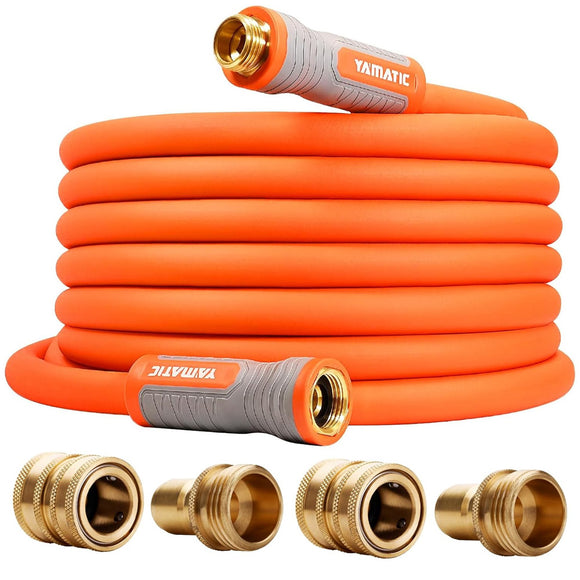 30FT Easy-grip 5/8'' Garden Hose with Quick Connect