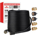 50FT Kink Resistant Pressure Washer Hose with Quick Connect 3200 PSI-1