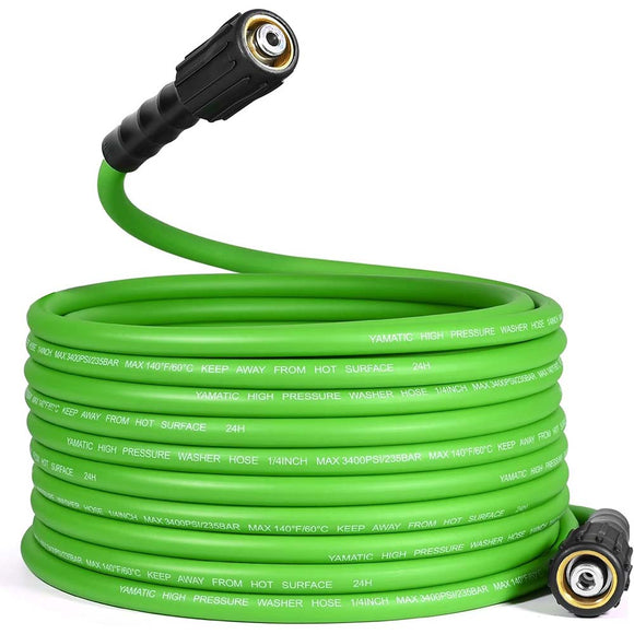 50FT Flexible Pressure Washer Hose 3400 PSI