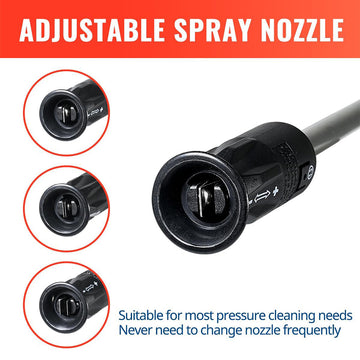 Pressure Washer Gun Kit with Adjustable Nozzle 4000 PSI - 0