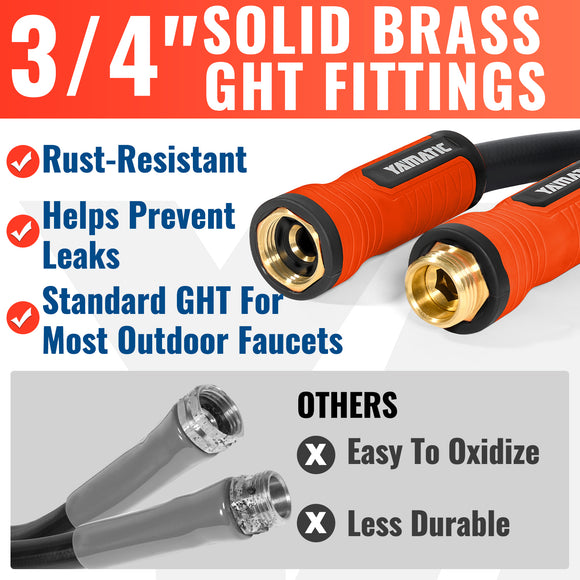 100FT Durable 5/8'' Garden Hose