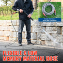 50FT Super Flexible Pressure Washer Hose 3200 PSI (Grey)-5