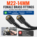 50FT Pressure Washer Hose, Gun & Turbo Nozzle-5