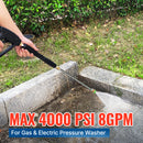 Pressure Washer Gun with Wand 4000 PSI-4