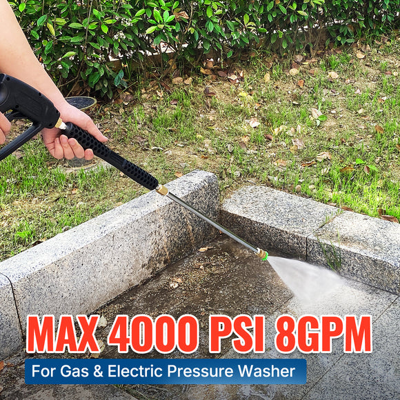 Pressure Washer Gun with Wand 4000 PSI