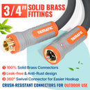 50FT Easy-grip 5/8'' Garden Hose (Grey)-6