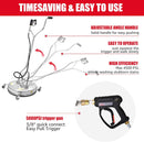 24" Surface Cleaner Stainless Steel House 4500 PSI 5.0 GPM-4