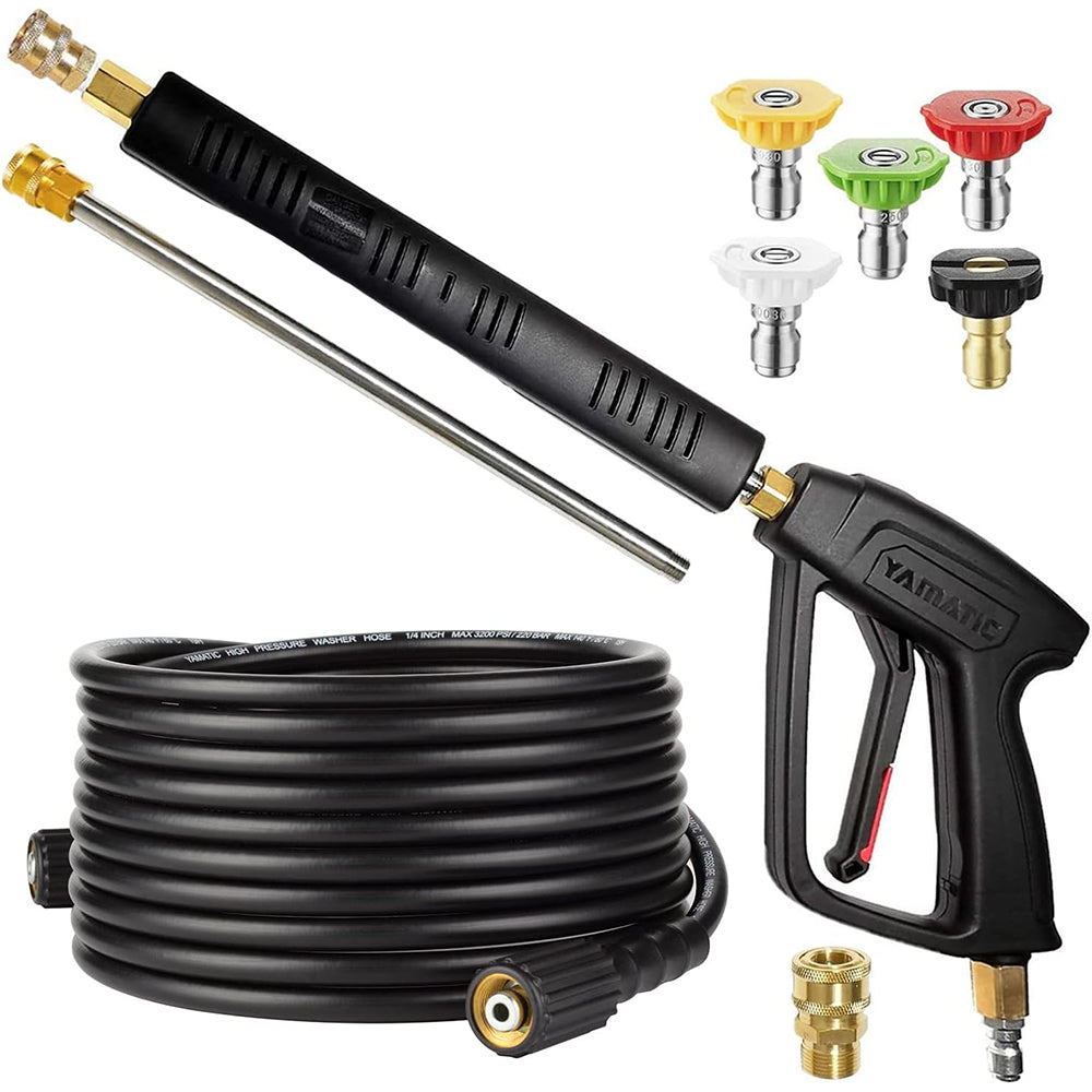 Pressure Washer Gun Kit 3 8 Swivel Inlet 4000 PSI YAMATIC