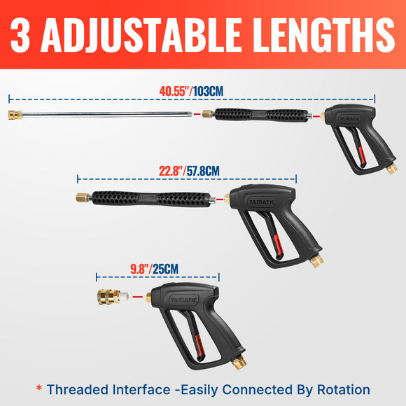 Pressure Washer Gun with Wand 4000 PSI