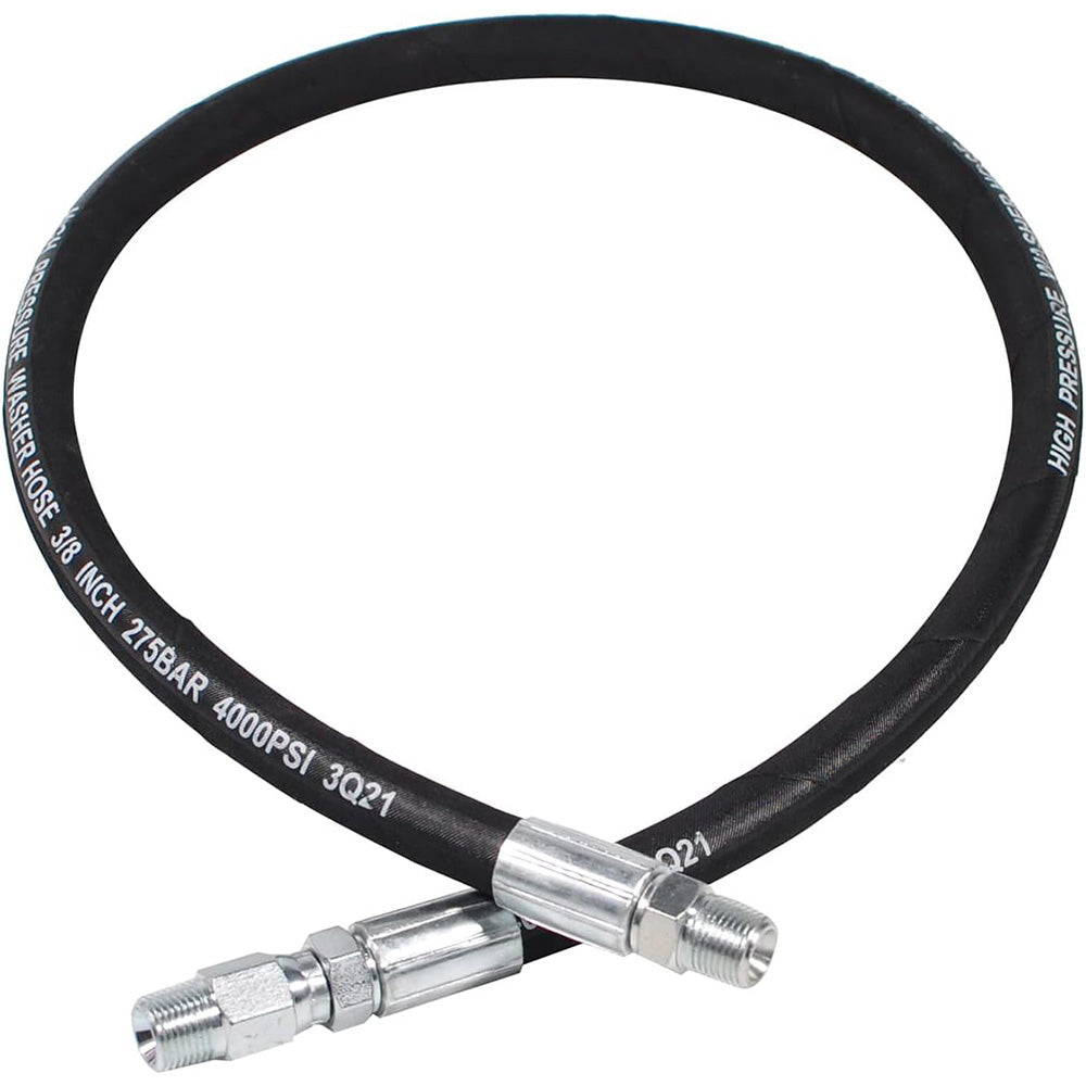 4FT 3/8" Pressure Washer Whip Hose 4000 PSI