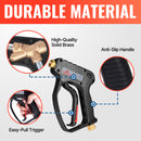 Short Pressure Washer Gun with 3/8" Swivel Inlet 5000 PSI-6