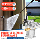 3/4" Shaft Horizontal Pump 3400 PSI @ 2.5 GPM-6