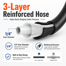 50FT Pressure Washer Hose, Gun & Turbo Nozzle-6