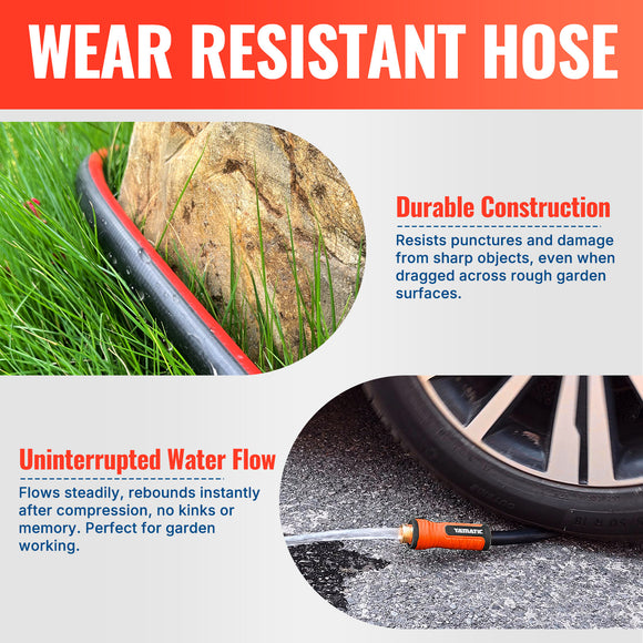 100FT Durable 5/8'' Garden Hose