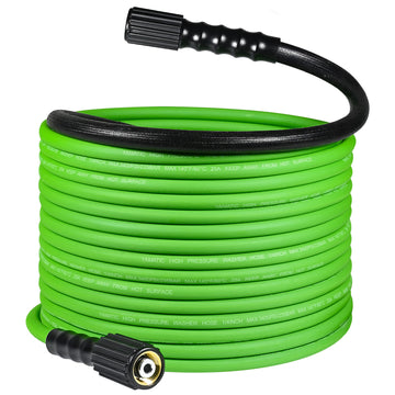 50FT Flexible Pressure Washer Hose With Heat-resistant Sleeve 3400 PSI