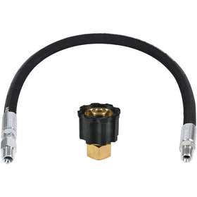 2FT 3/8" Pressure Washer Whip Hose with M22 Adapter 4000 PSI
