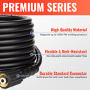50FT Kink Resistant Pressure Washer Hose with Quick Connect 3200 PSI-3